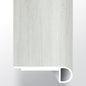 White Ocean ( FLUSH STAIR NOSE [ Travertine • Matte • Light ] - LVT * LUXURY VINYL TRIM ) | 2 3/4" X 3/4" X 94"