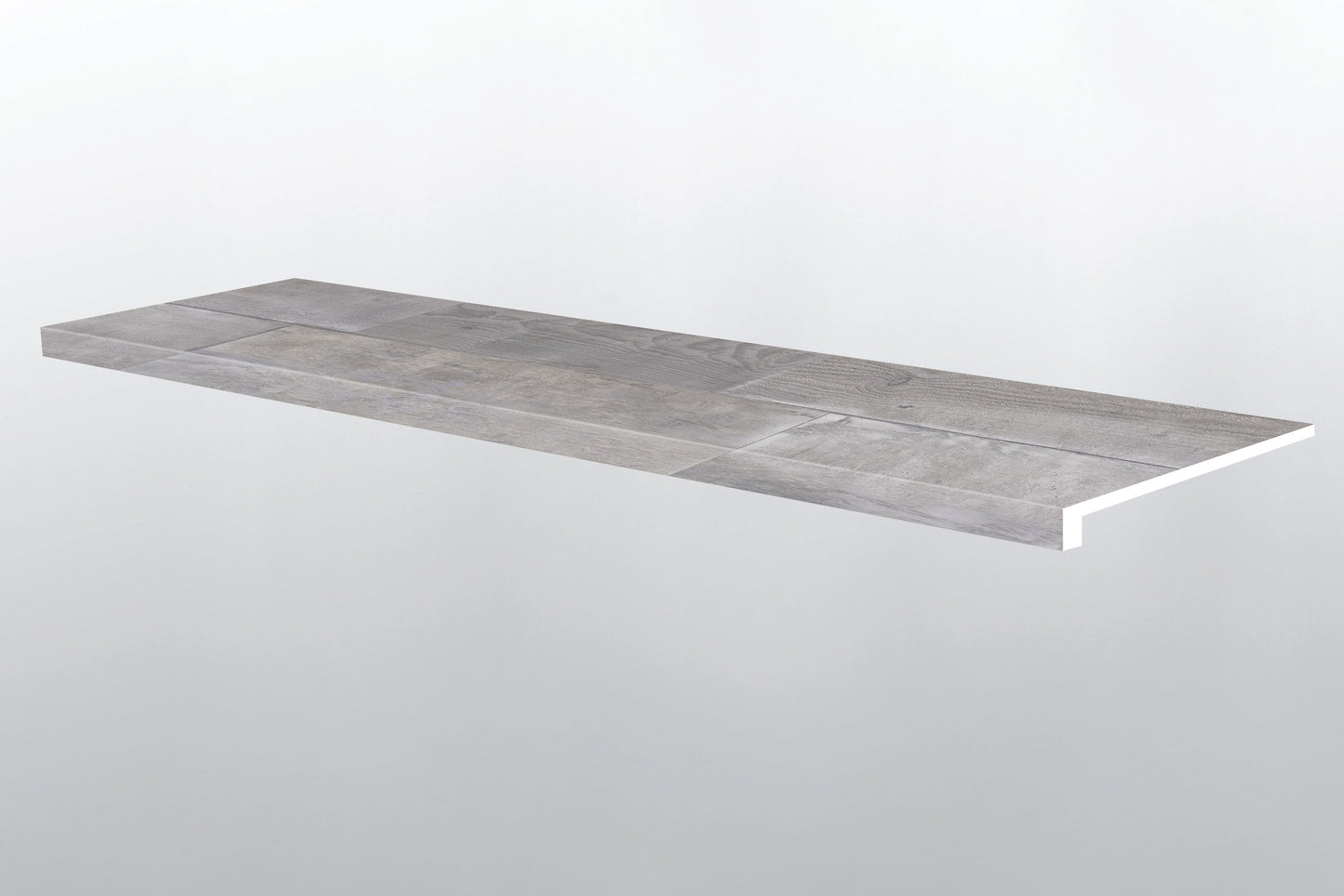 Woburn Abbey ( STAIR TREAD EASED EDGE [ Wood • Matte • Medium ] - LVT * LUXURY VINYL TRIM ) | 1 1/2" X 1/4" X 47 1/2"