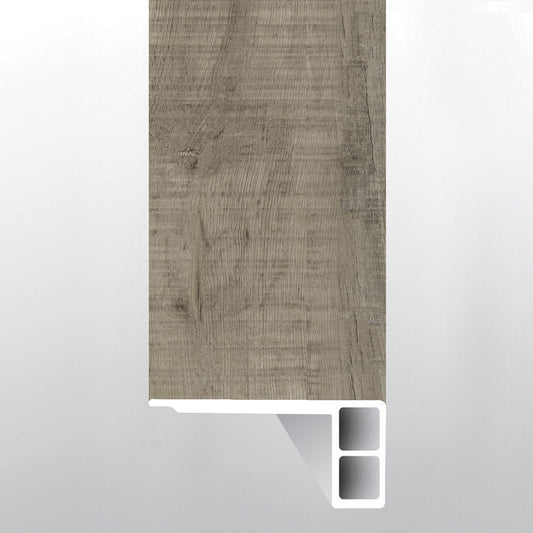 Wolfeboro ( FLUSH STAIR NOSE EASED EDGE [ Wood • Matte • Medium ] - LVT * LUXURY VINYL TRIM ) | 2 3/4" X 3/4" X 94"